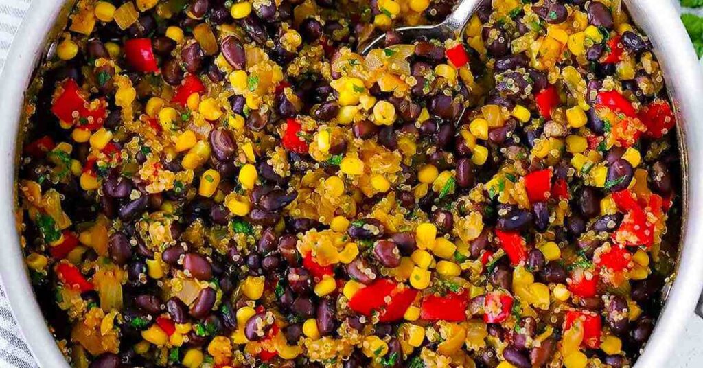 Vegan Quinoa and Black Bean Bowl
