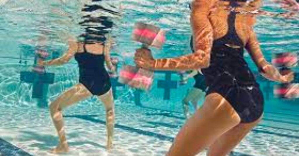 Water Resistance Exercises with Water Weights: