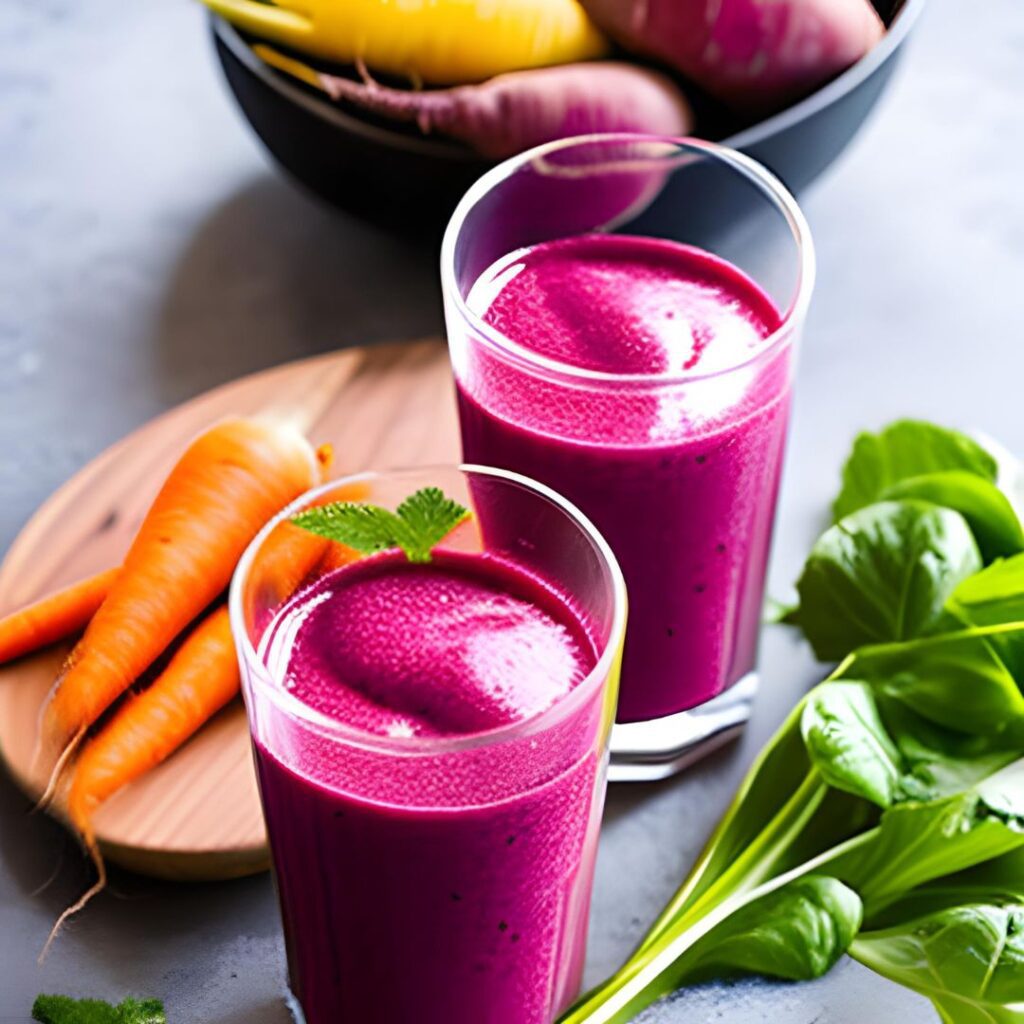 Beetroot and Carrot Smoothie
