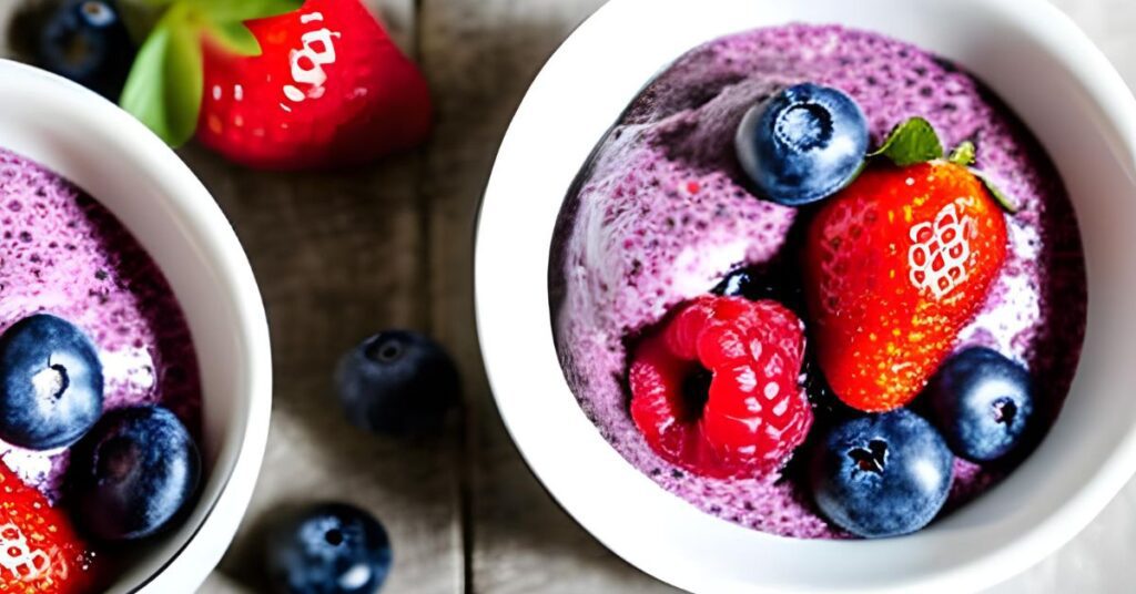 Berry Chia Seed Pudding
