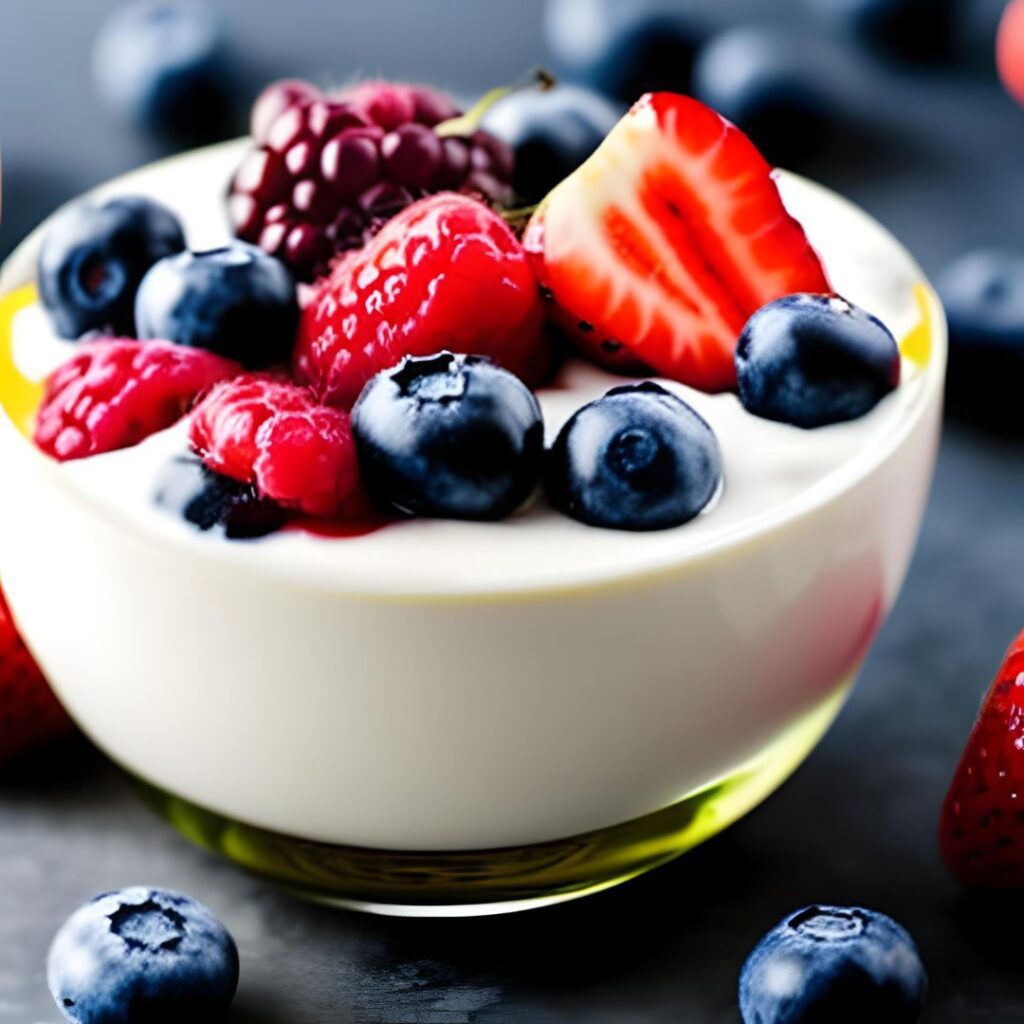 Greek Yogurt with Berries
