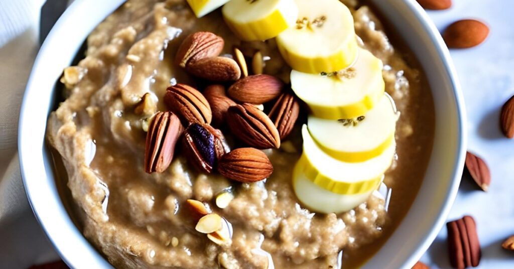 Oatmeal with Nut Butter and Banana
