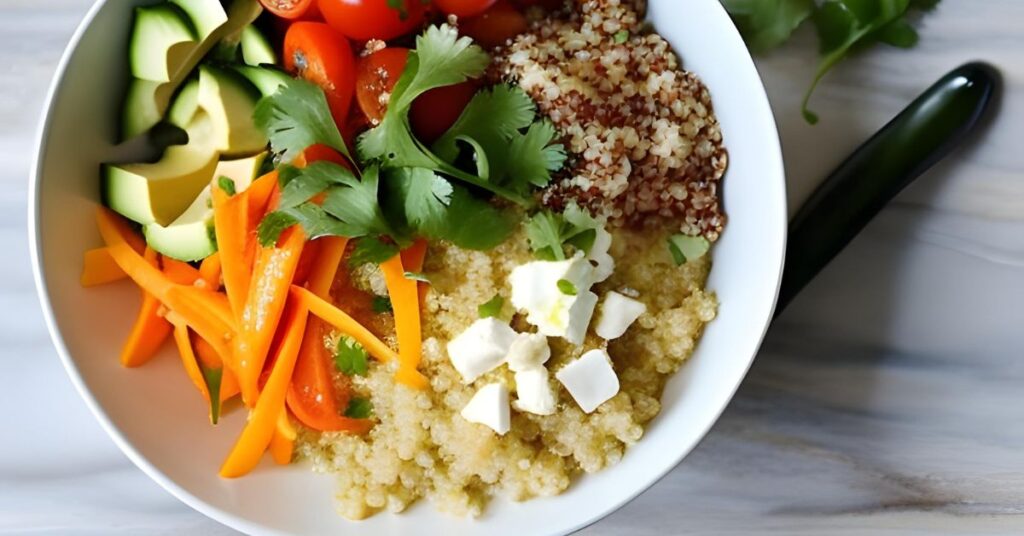 Southwestern Quinoa Salad Bowl Ingredients
