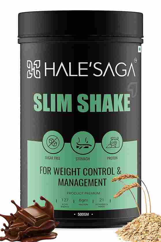 Halesaga Protein Powder for Weight Loss, 100% Vegan Meal Replacement Shake  