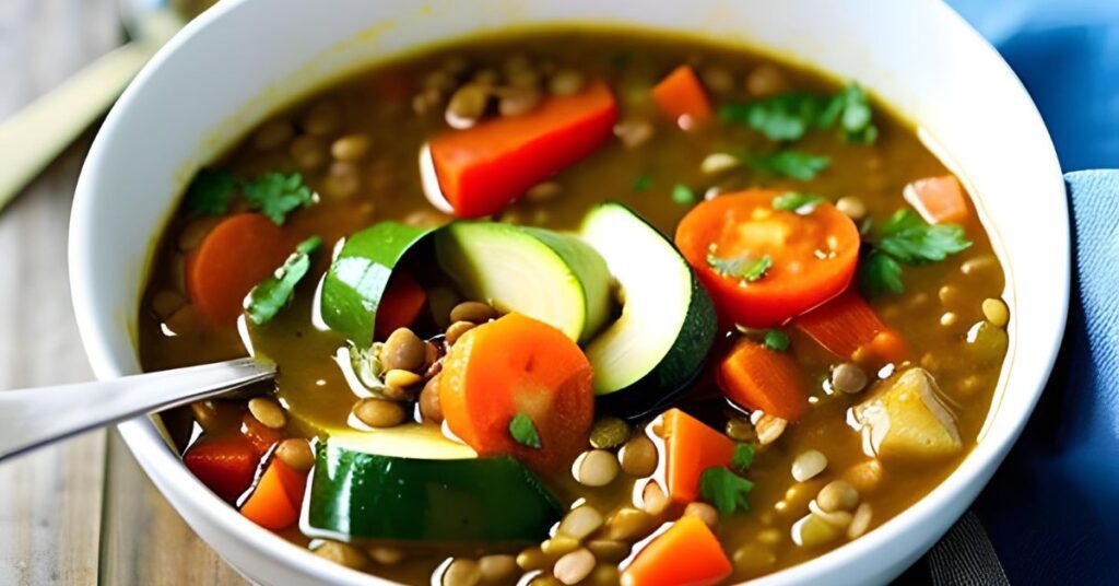 Dinner: Vegan Lentil Soup  