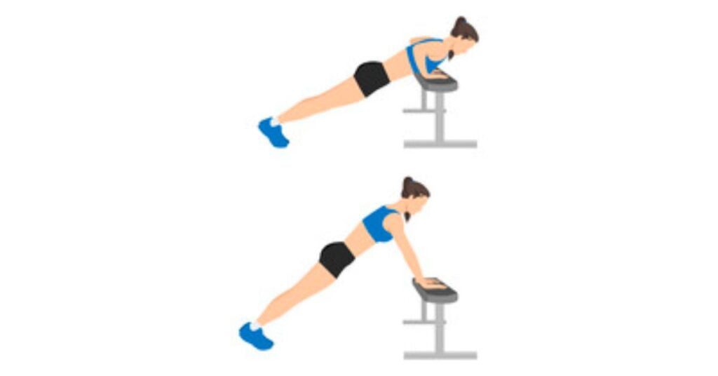 Incline Push-Ups: Upper Chest Emphasis 
