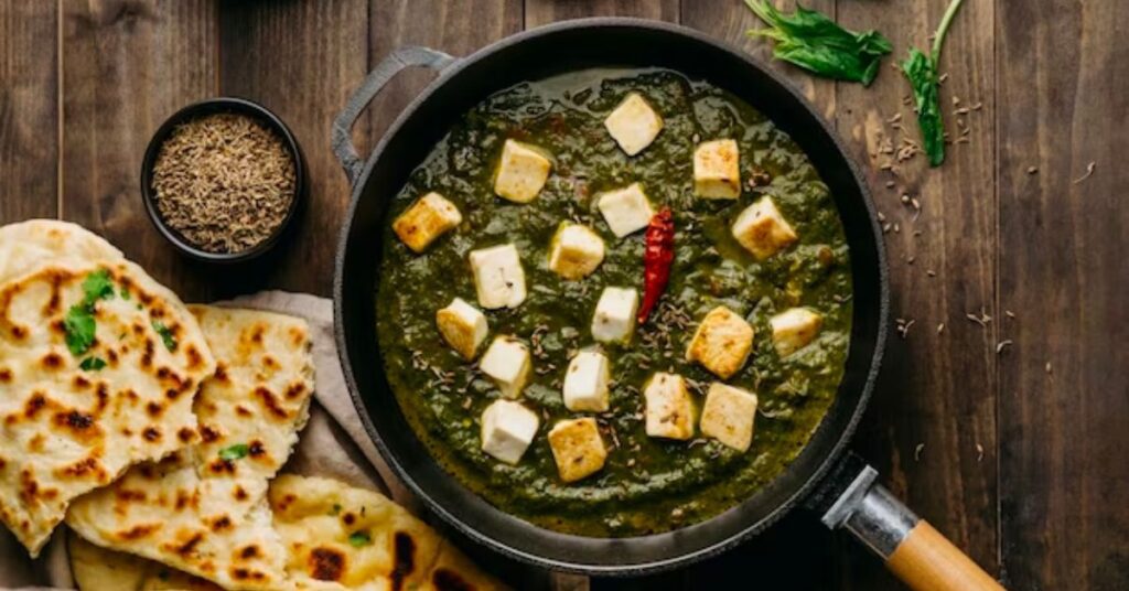 Palak (Spinach) and Tofu Curry  
