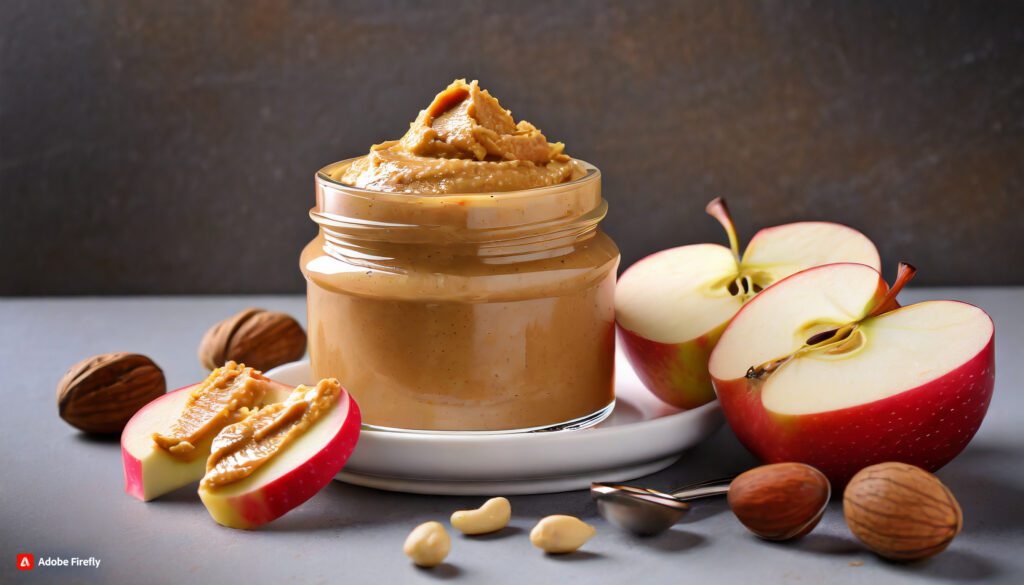 Nut Butter with Apple Slices
