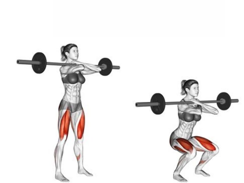 Barbell Front squat